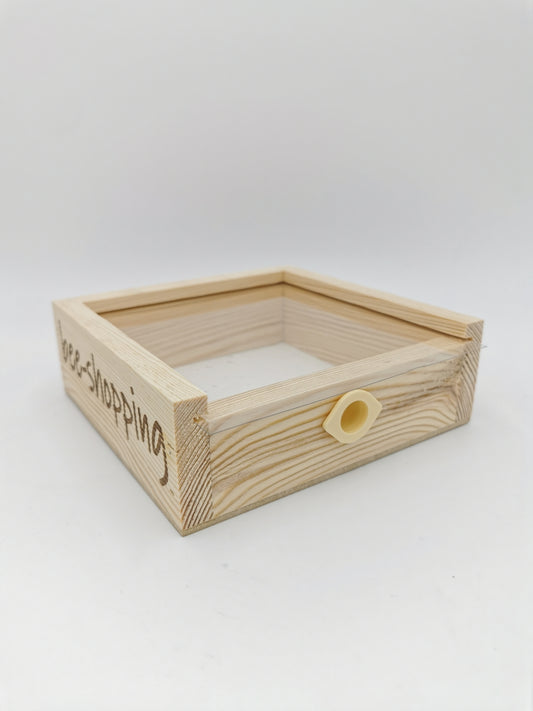Bienenkiste für Königinnenzucht – Sammelkiste für Bienen 155 × 155 × 50 mm