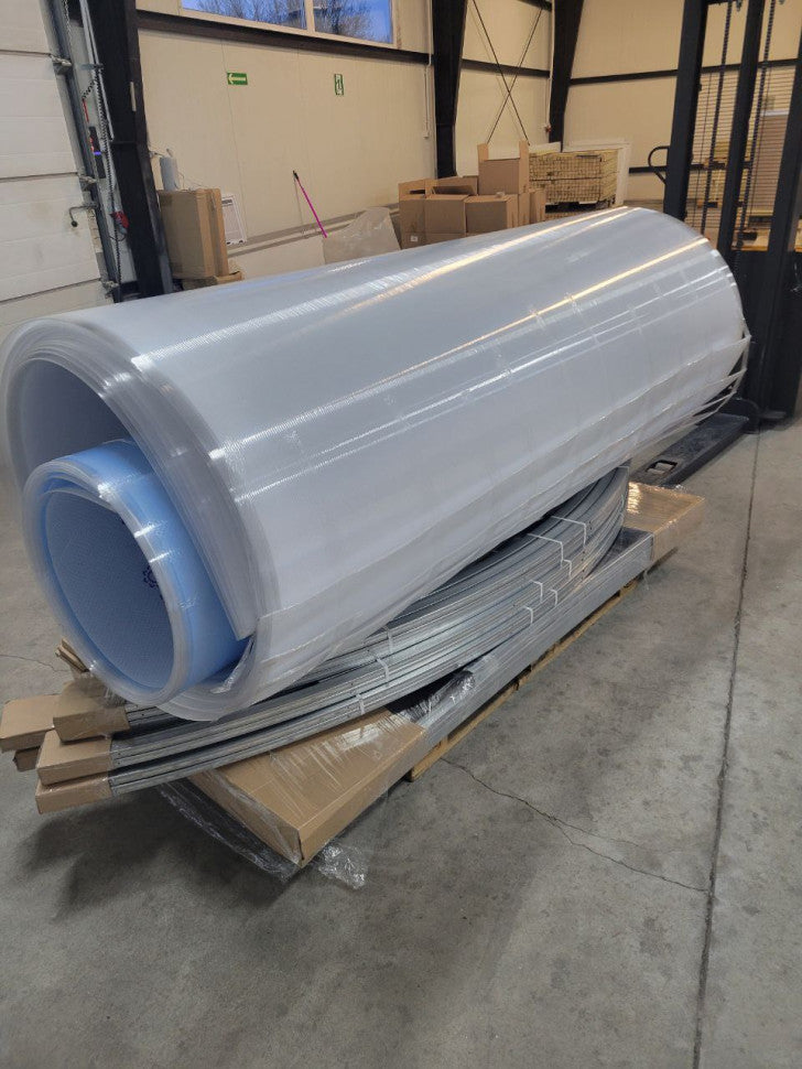 Gewächshaus GAUDI 4.0 m – 4/6 mm Polycarbonat oder Stahlrahmen | 0,67/1 m Bogenabstand