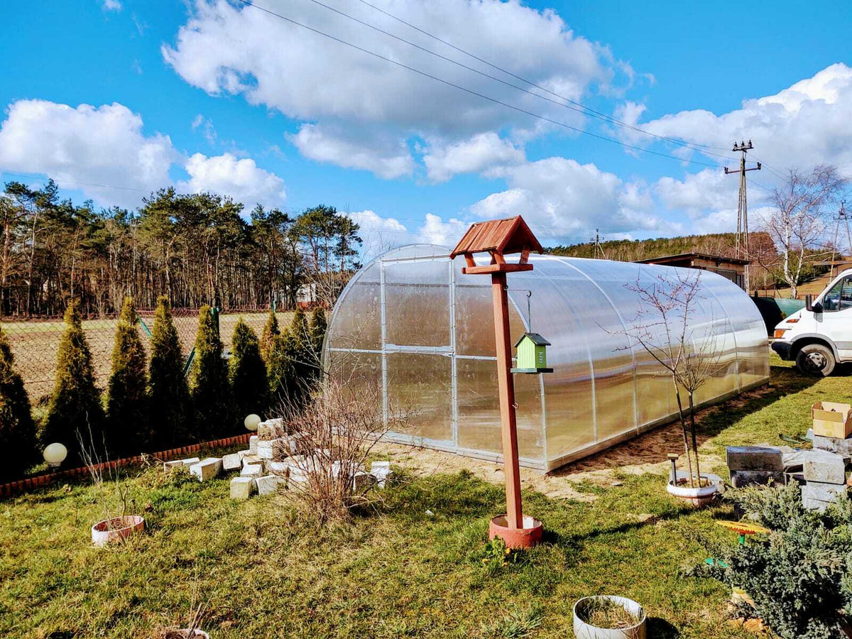 Gewächshaus SOLID 3 m – 4/6 mm Polycarbonat, Bogenabstand 0,66 m