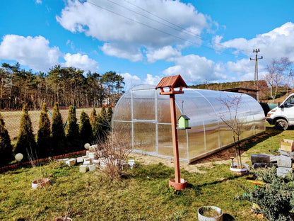 Gewächshaus SOLID 3 m – 4/6 mm Polycarbonat, Bogenabstand 0,66 m