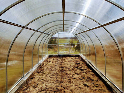 Gewächshaus LIDER 3 m mit 4/6 mm Polycarbonat – Metallriemen