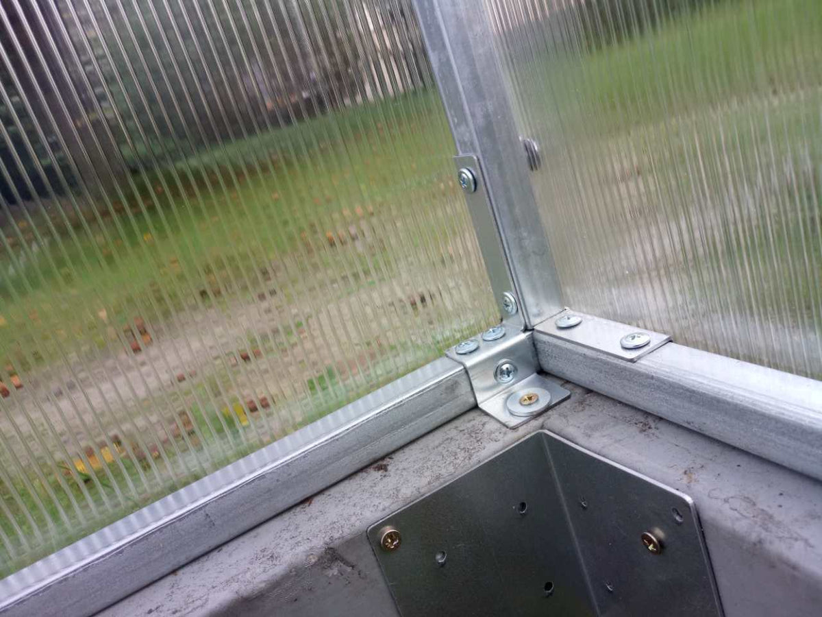 Gewächshaus GREEN GO 2,10 × 4 m – 4 mm Polycarbonat
