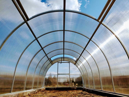 Dachfenster Set für Gewächshaus LIDER & SOLID 3 m – 4 oder 6 mm Polycarbonat