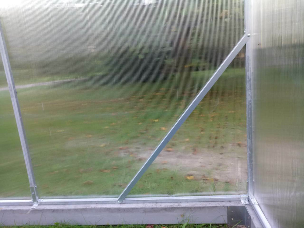 Gewächshaus GREEN GO 2,10 × 4 m – 4 mm Polycarbonat
