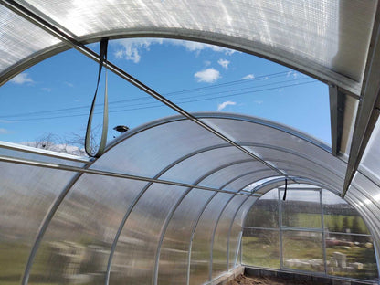 Schiebedachfenster-Set für MAESTRO & PERFEKT Gewächshaus 4 m – 4 oder 6 mm Polycarbonat