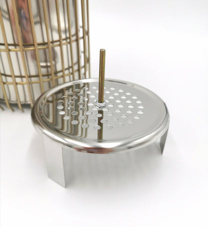 Bienenstock Smoker Größe L – 30 × 10 cm mit Schutzgitter