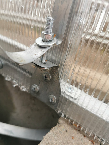 Metallriemen 18 mm mit Spannzubehör für GR-Solar Gewächshaus 3 m – verzinkter Stahl