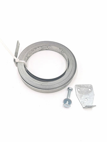Metallriemen 18 mm für 4 m Tunnelgewächshaus – Spannset aus verzinktem Stahl