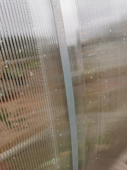 Gewächshaus LIDER 3 m mit 4/6 mm Polycarbonat – Metallriemen