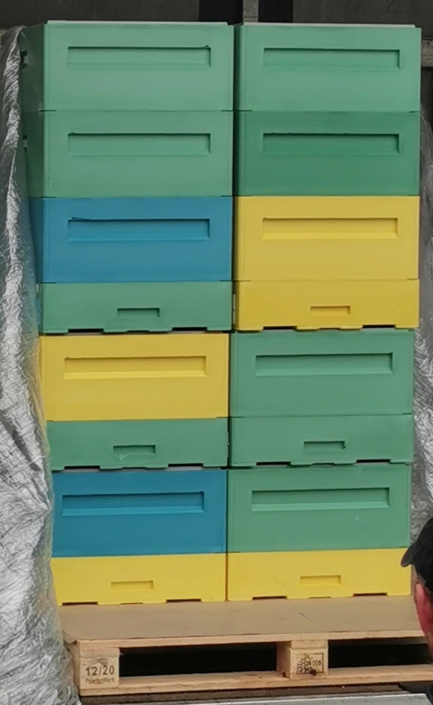 Dadant US Brutraumzarge BEE-POINT – 10 Rähmchen 482 × 285 mm