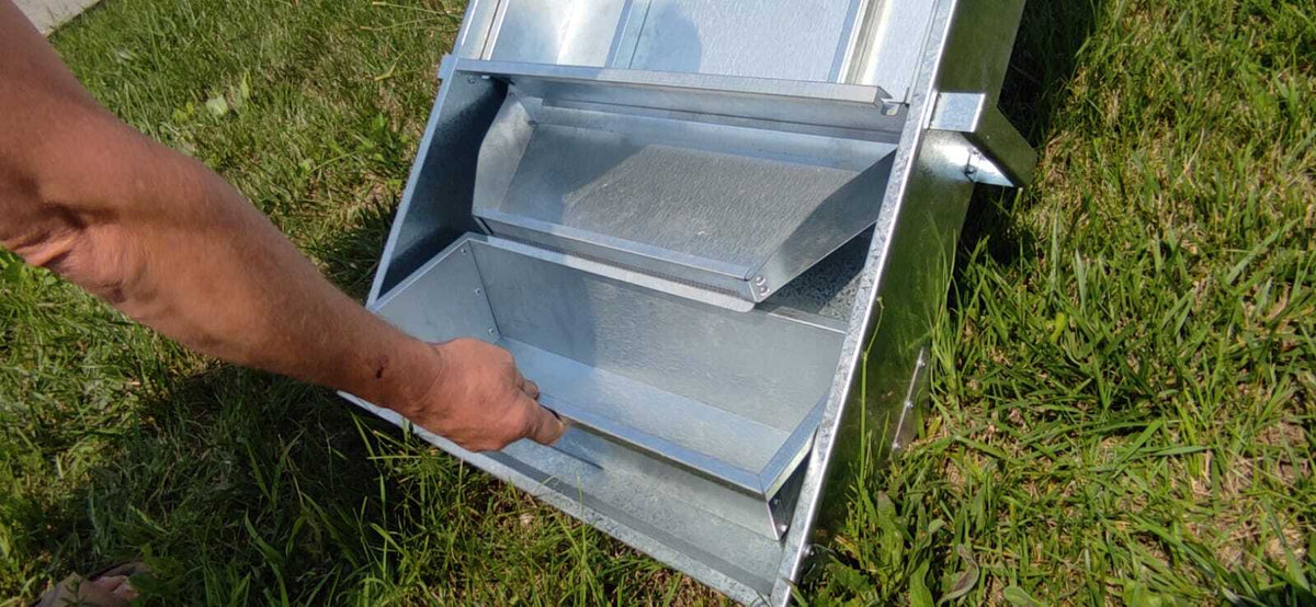 Sonnenwachsschmelzer aus Edelstahl & Stahl – für bis zu 6 Dadant