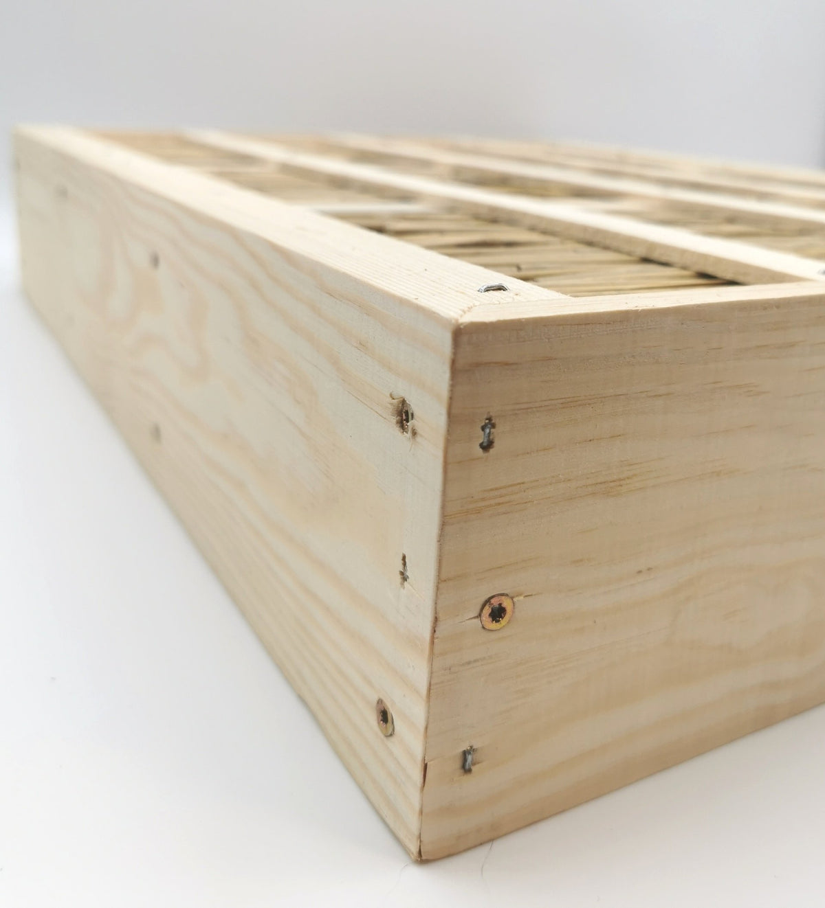 Horizontale Schilfrohr-Ökomatte für Liebig Beute – Deckelmatte 52 × 42 cm