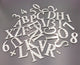 Edelstahl Buchstaben & Zahlen 6 cm – geschliffen, wetterfest