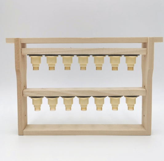 Mini Plus Zuchtrahmen aus Lindenholz mit Nicot Zubehör – 14 Zuchteinheiten