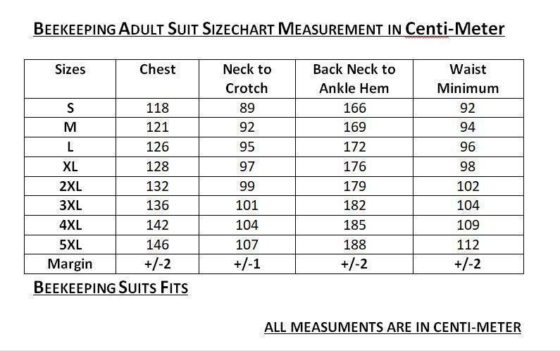3-lagiger Imkeranzug mit Fechtschleier – belüftet mit Knie- & Ellbogenschutz