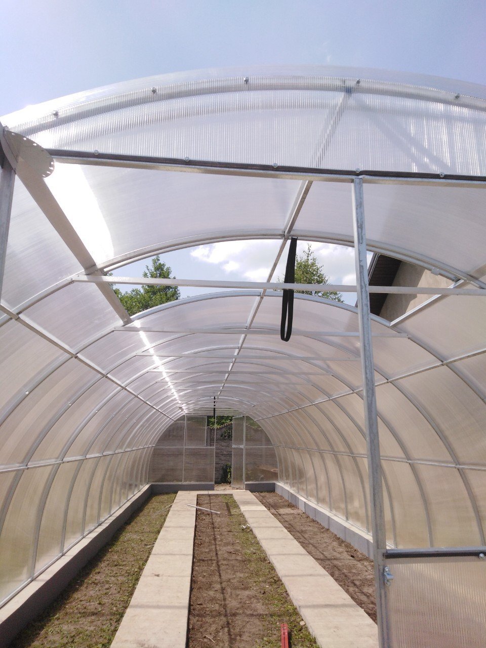 Schiebedachfenster-Set für MAESTRO & PERFEKT Gewächshaus 4 m – 4 oder 6 mm Polycarbonat