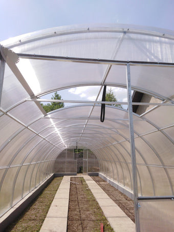 Schiebedachfenster-Set für MAESTRO & PERFEKT Gewächshaus 4 m – 4 oder 6 mm Polycarbonat