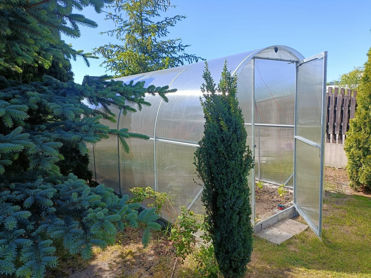 Gewächshaus GREEN GO 2,10 × 4 m mit 6 mm Polycarbonat – 8,4 m²