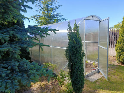Gewächshaus GREEN GO 2,10 × 4 m mit 6 mm Polycarbonat – 8,4 m²
