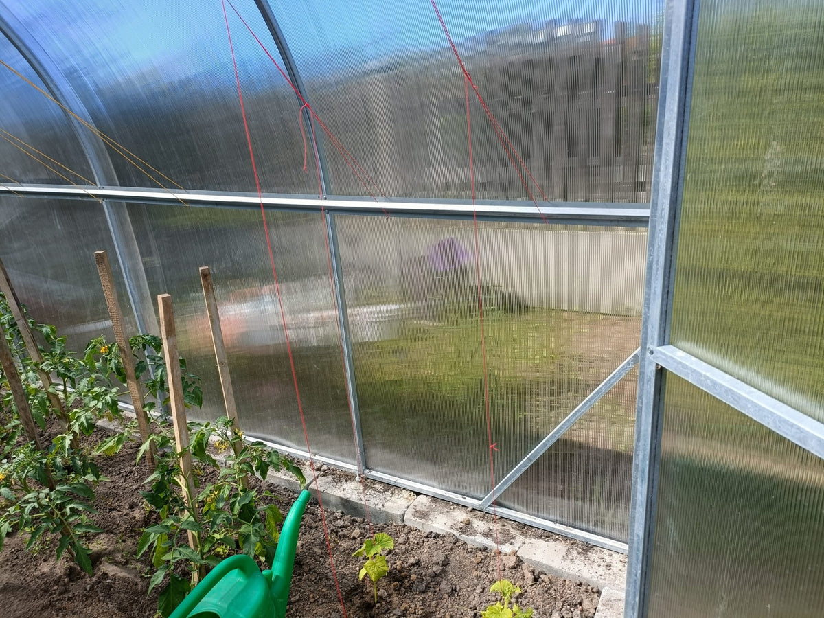 Gewächshaus GREEN GO 2,10 × 4 m – 4 mm Polycarbonat