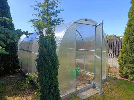 Gewächshaus GREEN GO 2,10 × 4 m – 4 mm Polycarbonat