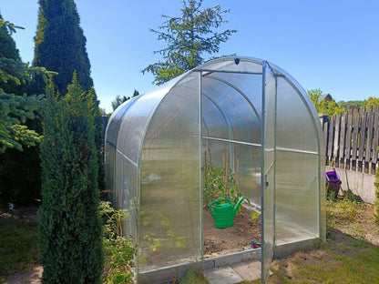 Gewächshaus GREEN GO 2,10 × 4 m – 4 mm Polycarbonat
