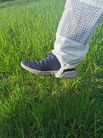 3-lagige Imkerschutzhose Weiß – belüftet mit elastischen Abschlüssen