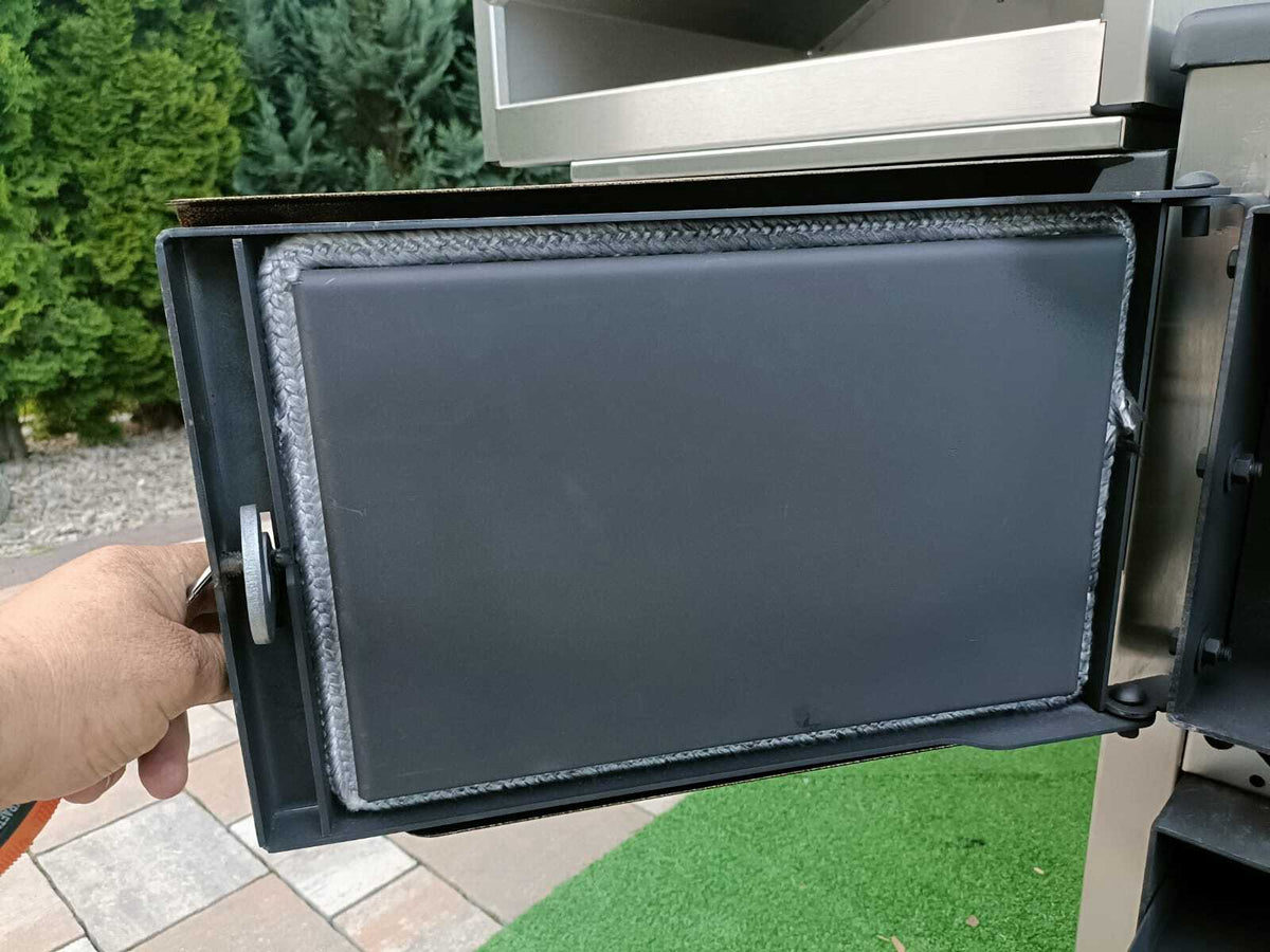 Multifunktionsgrill 6-in-1 mit BBQ, Räucherofen, Pizzaofen & Holzofen – Edelstahl
