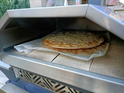 Multifunktionsgrill 6-in-1 mit BBQ, Räucherofen, Pizzaofen & Holzofen – Edelstahl