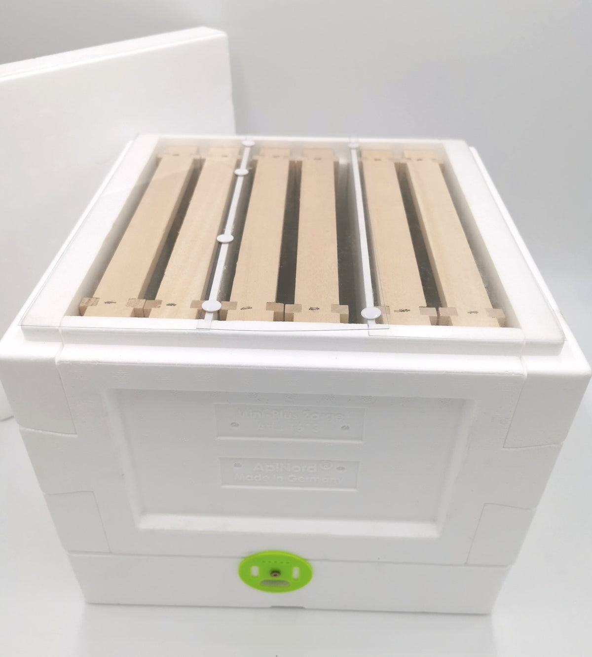 Mini Plus  3er Ablegerkasten, Königinnenzucht,Hartschaum inkl Rähmchen