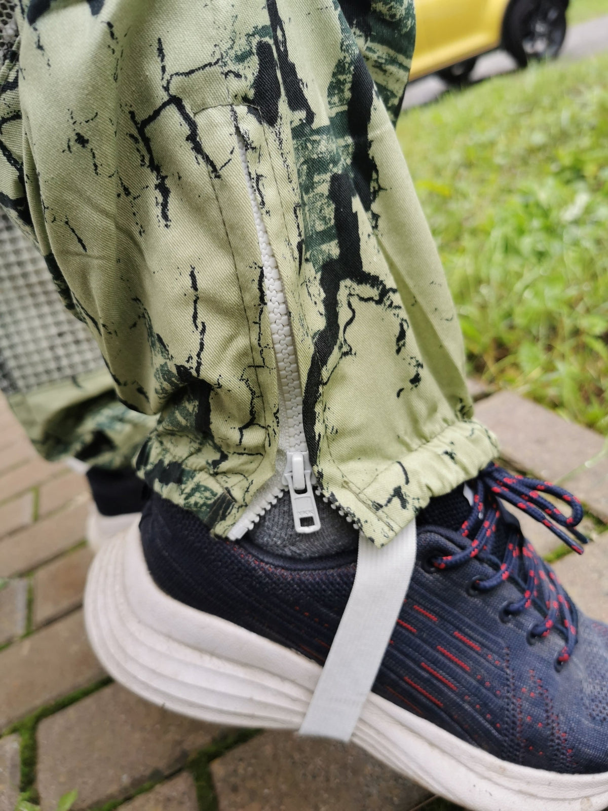 3-lagiger Imkeranzug 2-teilig Camo Grün – Jacke, Hose & Fechtschleier