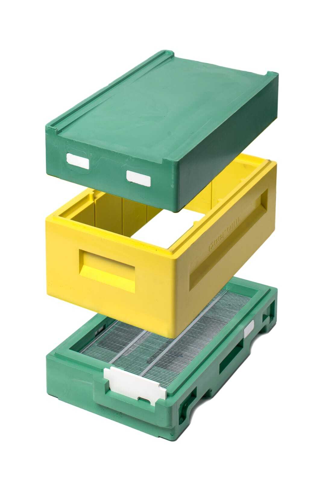 BEE-POINT PUR Ablegerbeute 12er Mini Plus / 6er Dadant US – teilbar in 4 Einheiten