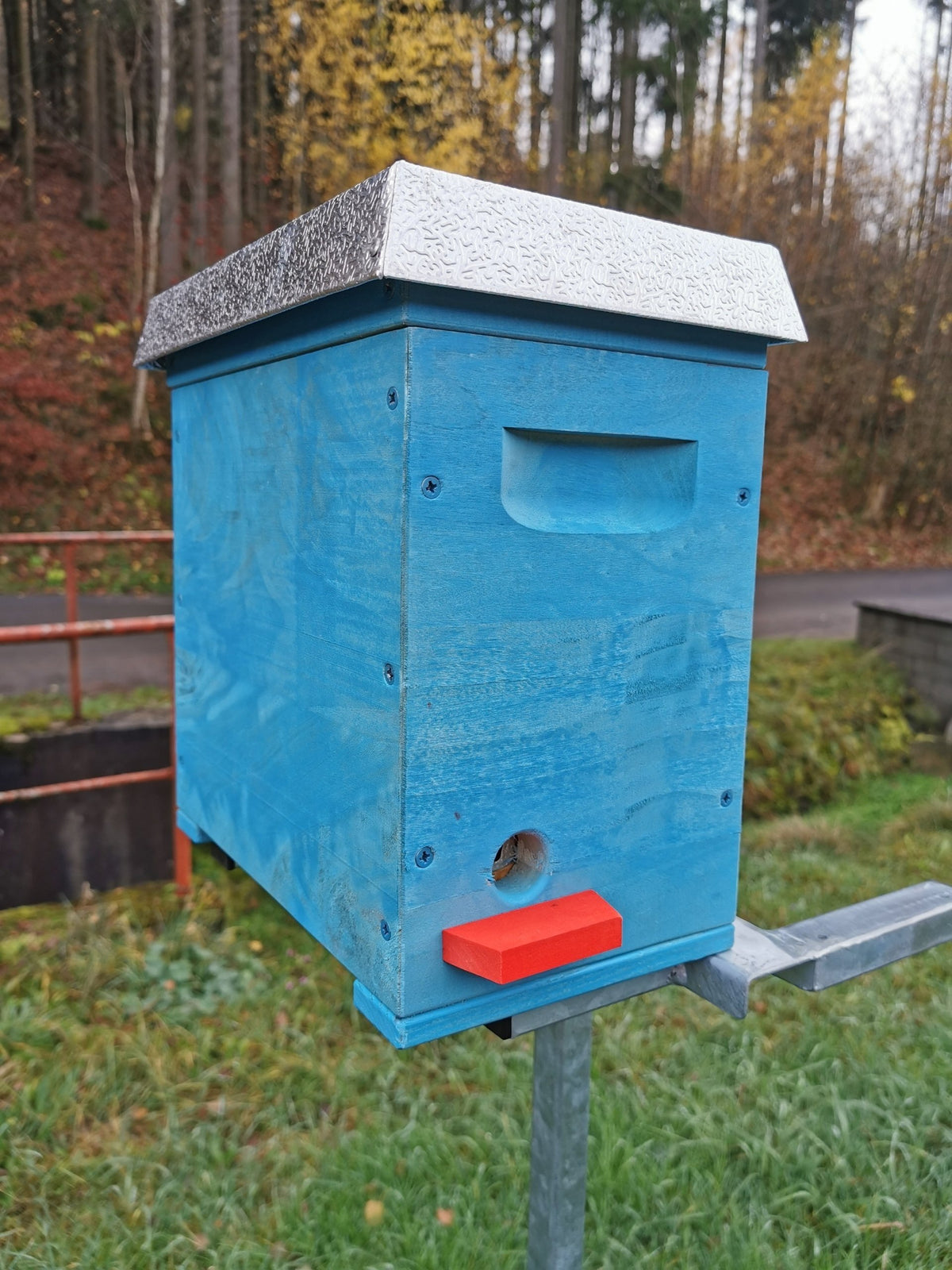 Schutzhaus für 2 EWK – Holz, mit Deckel, 4 Farben | Königinnenzucht