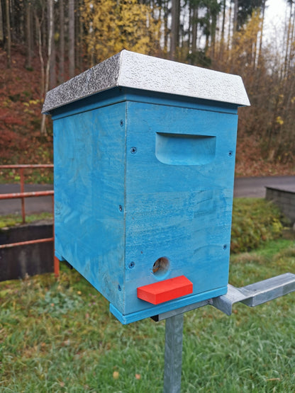 Schutzhaus für 2 EWK – Holz, mit Deckel, 4 Farben | Königinnenzucht