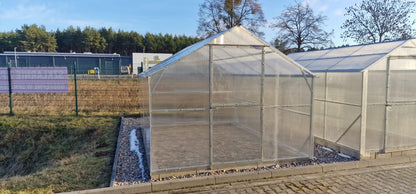 Gewächshaus ZEFIR MAX 3 × 4 m mit 6 mm Polycarbonat – 12 m², verzinkter Stahlrahmen