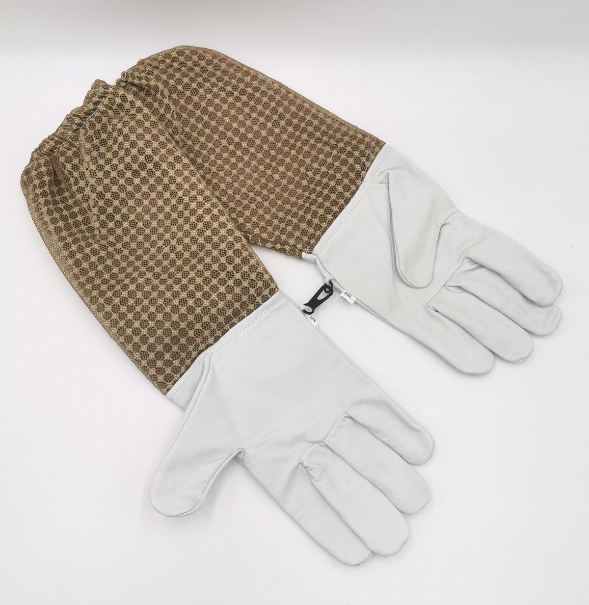 Premium Imkerhandschuhe aus Rindleder – 3-lagig, Braun