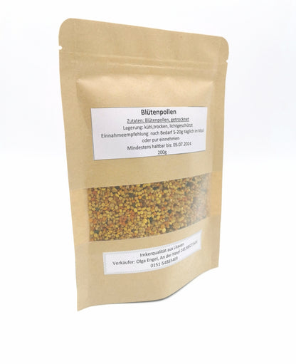 Blütenpollen 200 g aus Litauen – Naturprodukt in Imkerqualität