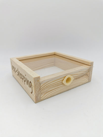 Bienenkiste für Königinnenzucht – Sammelkiste für Bienen 155 × 155 × 50 mm