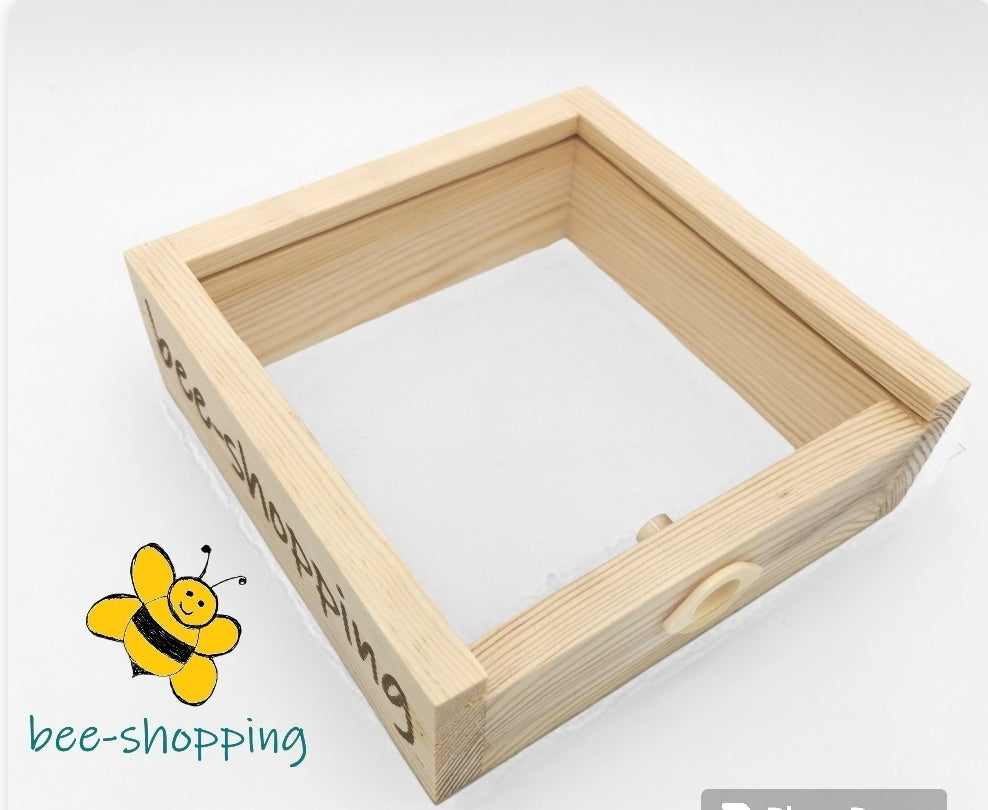 Bienenkiste für Königinnenzucht – Sammelkiste für Bienen 155 × 155 × 50 mm