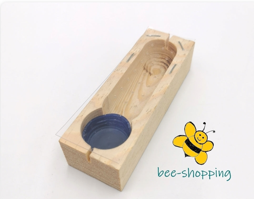 Königinnenkäfig aus Holz – Zusetz- & Versandkäfig für Bienenköniginnen