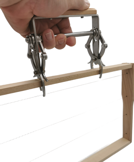 Wabenzieher Wabenzange aus Edelstahl mit Holzgriff – bis 20 mm
