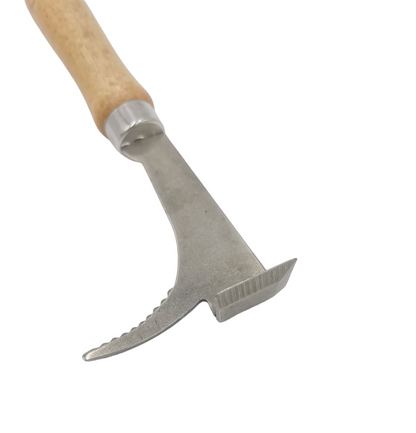 Stockmeißel mit Wabenheber und Holzgriff – ca. 20 cm