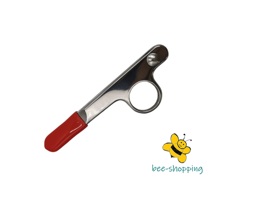 Flügelschere für Bienenköniginnen aus Edelstahl mit Schutzkappe – Königinnenzucht