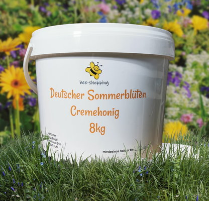Sommerblütenhonig mit Rapsanteil 8 kg – Deutscher Honig aus Thüringen, Ernte 2025