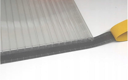 Anti-Dust-Band für Polycarbonat & Hohlkammerplatten – mit Filter oder geschlossen, 25 / 38 / 50 mm