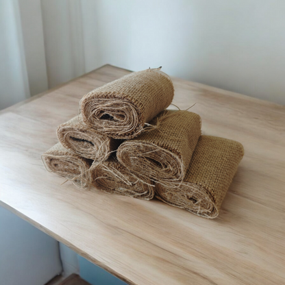 Rauchstoff aus Jute für Smoker – 1 Rolle 12 × 320 cm