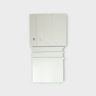 Trennschied-Set für PUR Ablegerkasten Bee-Point – 3 Trennschiede + 4 Deckel