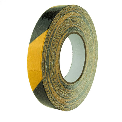 PREMIUM Antirutschband schwarz-gelb – 25 oder 50 mm, rutschfest für Innen & Außen