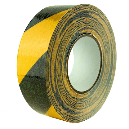 PREMIUM Antirutschband schwarz-gelb – 25 oder 50 mm, rutschfest für Innen & Außen