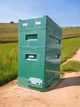6er Dadant Blatt Polyurethan Beute Bee-Point – komplett mit Brut- & Honigraum